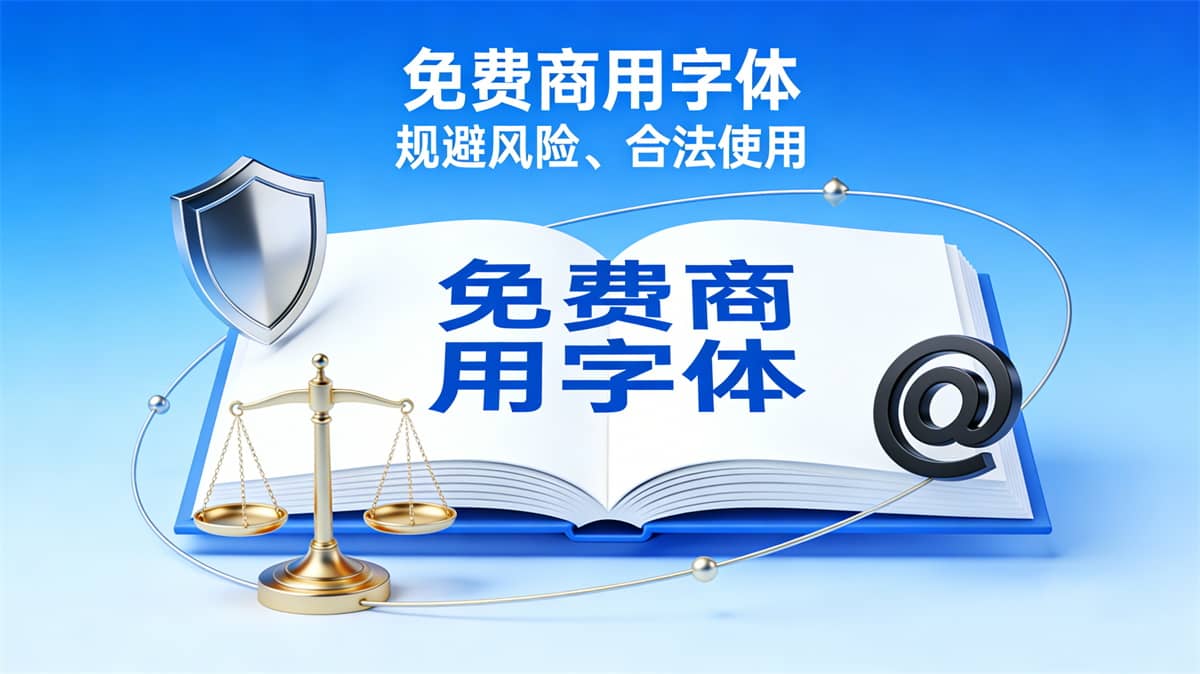 字体版权避坑指南：免费商用字体才是商业必备